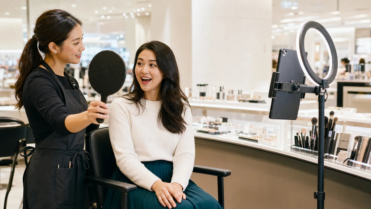 Cosmetics Makeover UGC: The In-Store Playbook